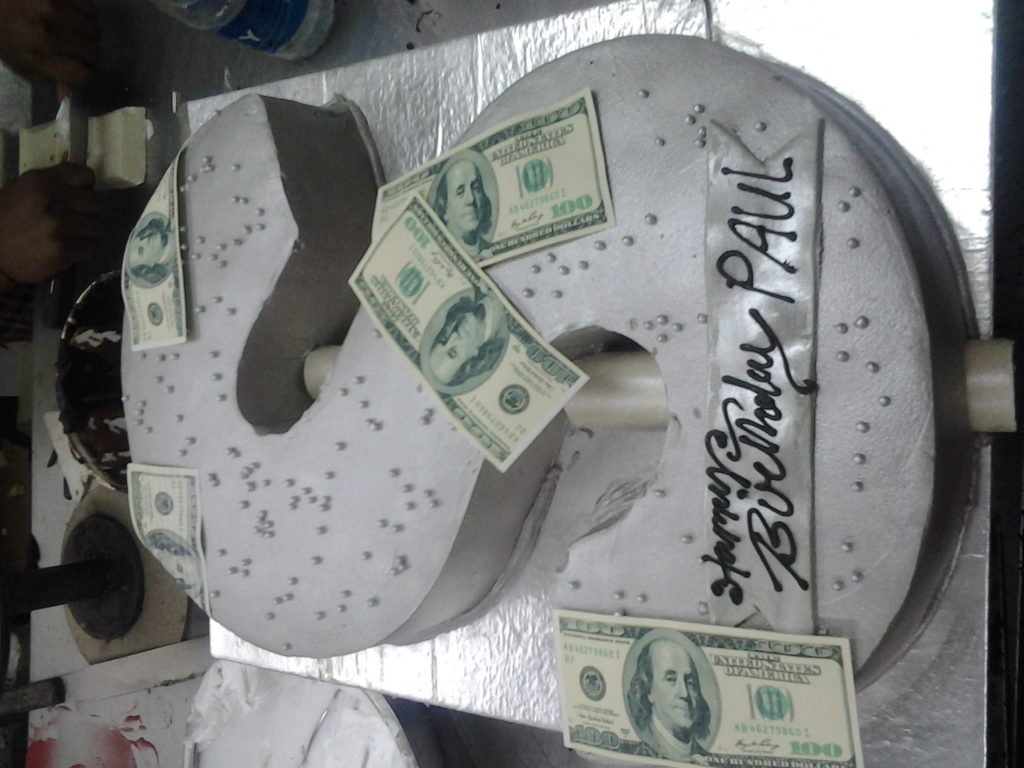 Dollar shape cake Cake for you