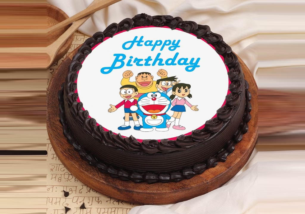 Send Doraemon And Nobita Cake Gifts To rajkot