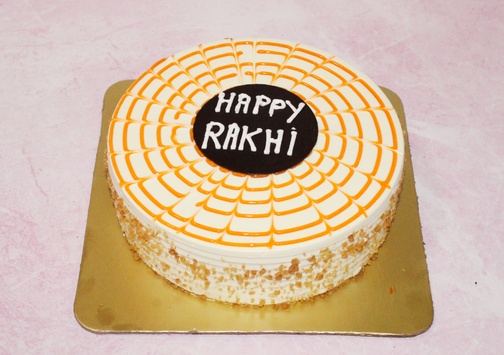 Send Black Forest Cake with Designer Rakhi Online | Rakhibazaar.com
